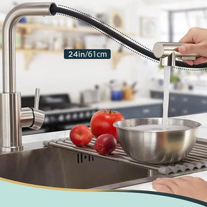 Kitchen faucet in stainless steel (Forious)