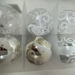 Julgranskulor 6 cm okrossbara i plast (Zinsale)