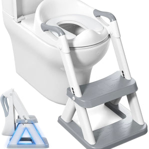 Toilet trainer with stairs (foldable)