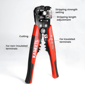 Automatic cable stripper 3-in-1